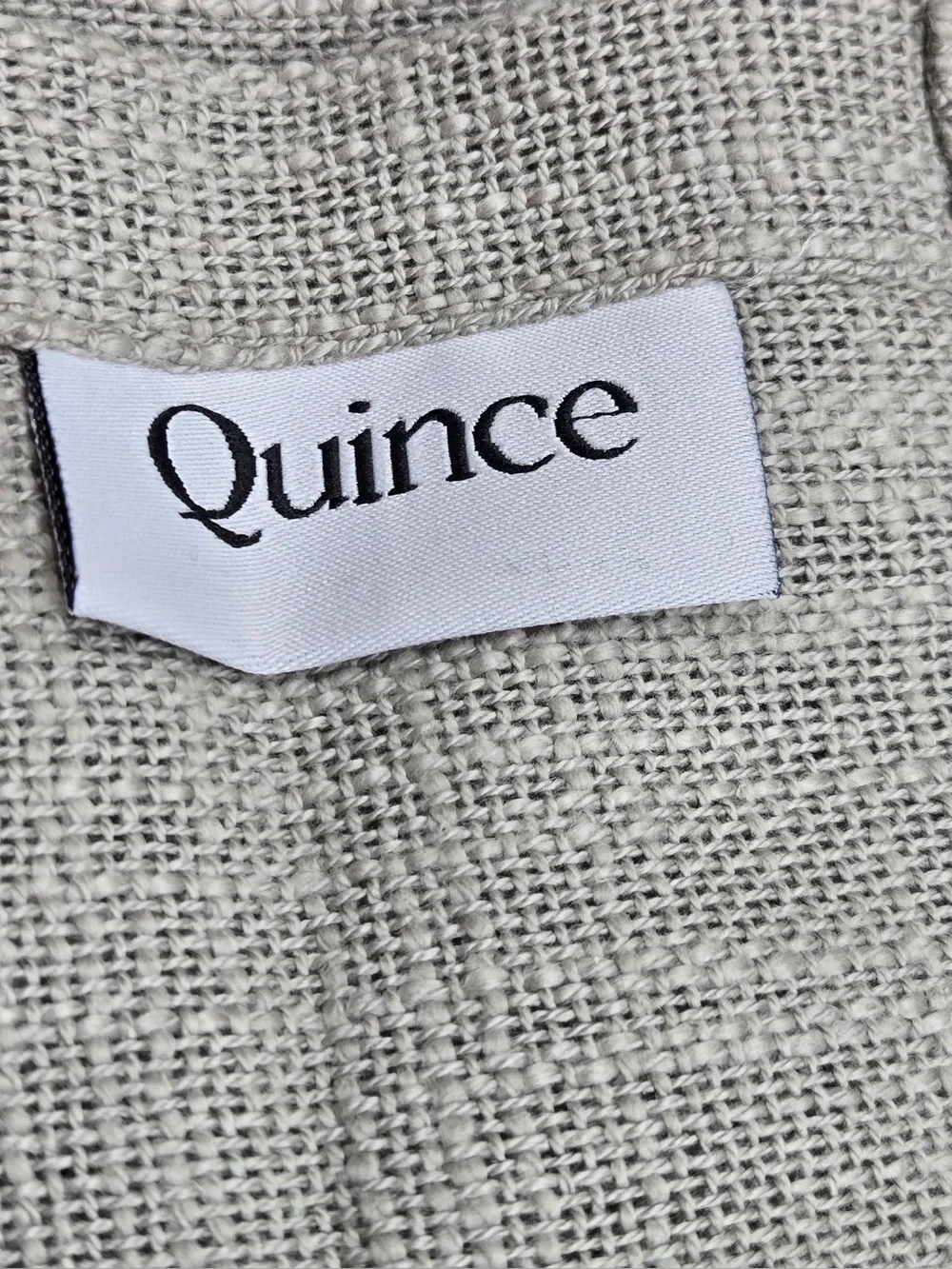 NWT QUINCE Set Of 2 48x108 Cotton Sheer Curtains Grey 0719
